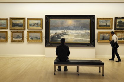 France, Seine-Maritime (76), Rouen, le musée des Beaux-Arts, salle de l'Ecole de Rouen