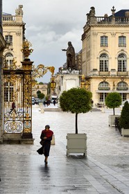 France, Meurthe-et-Moselle (54), Nancy, place Stanislas (ancienne Place Royale) construite par Stanislas Leszczynski, roi de Pologne et dernier duc de Lorraine au XVIIIe siècle, classée Patrimoine Mondial de l'UNESCO