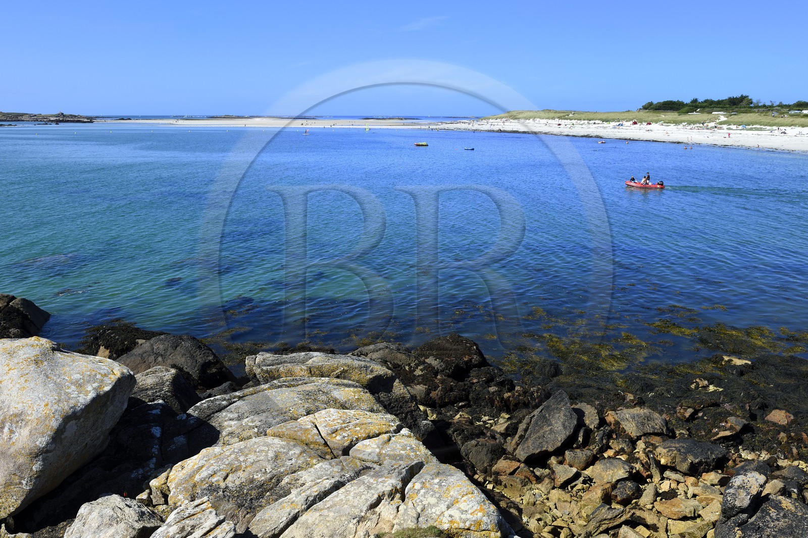 France, Finistère (29), Landeda, les dunes de Sainte-Marguerite