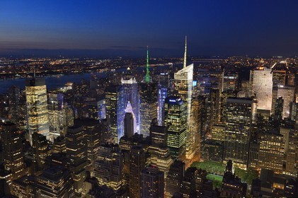 Etats-Unis, New York, Manhattan, quartier de Midtown, Times Square et Bryant Park