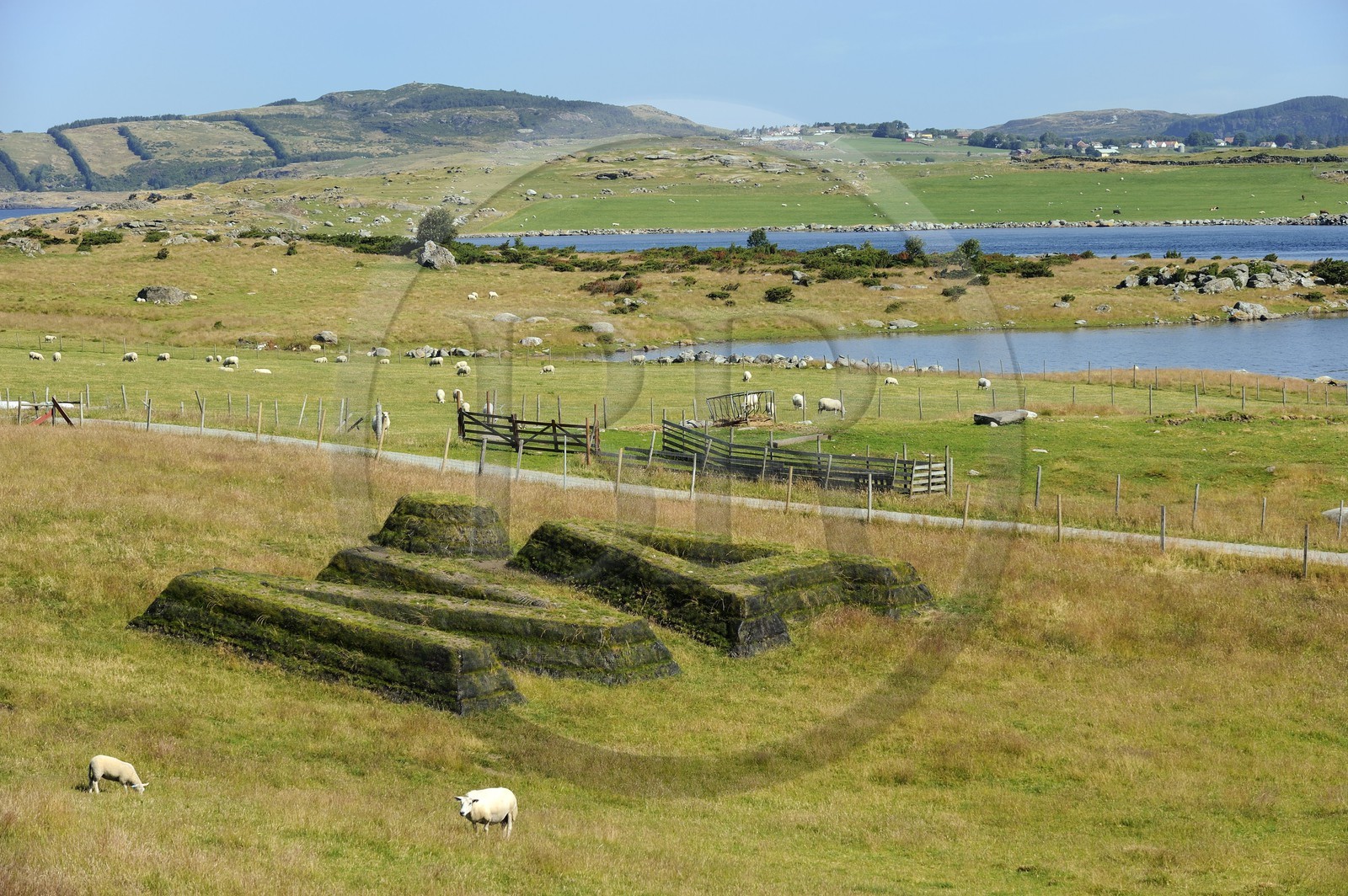 Norway, Rogaland County, surroundings of Stavanger, Land Art on Bru Island (Stavanger 2008), Now (NA) by Barbro Raen Thomassen