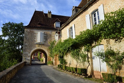France, Dordogne (24), Périgord Noir, vallée de la Dordogne, Limeuil, labellisé Les Plus Beaux Villages de France