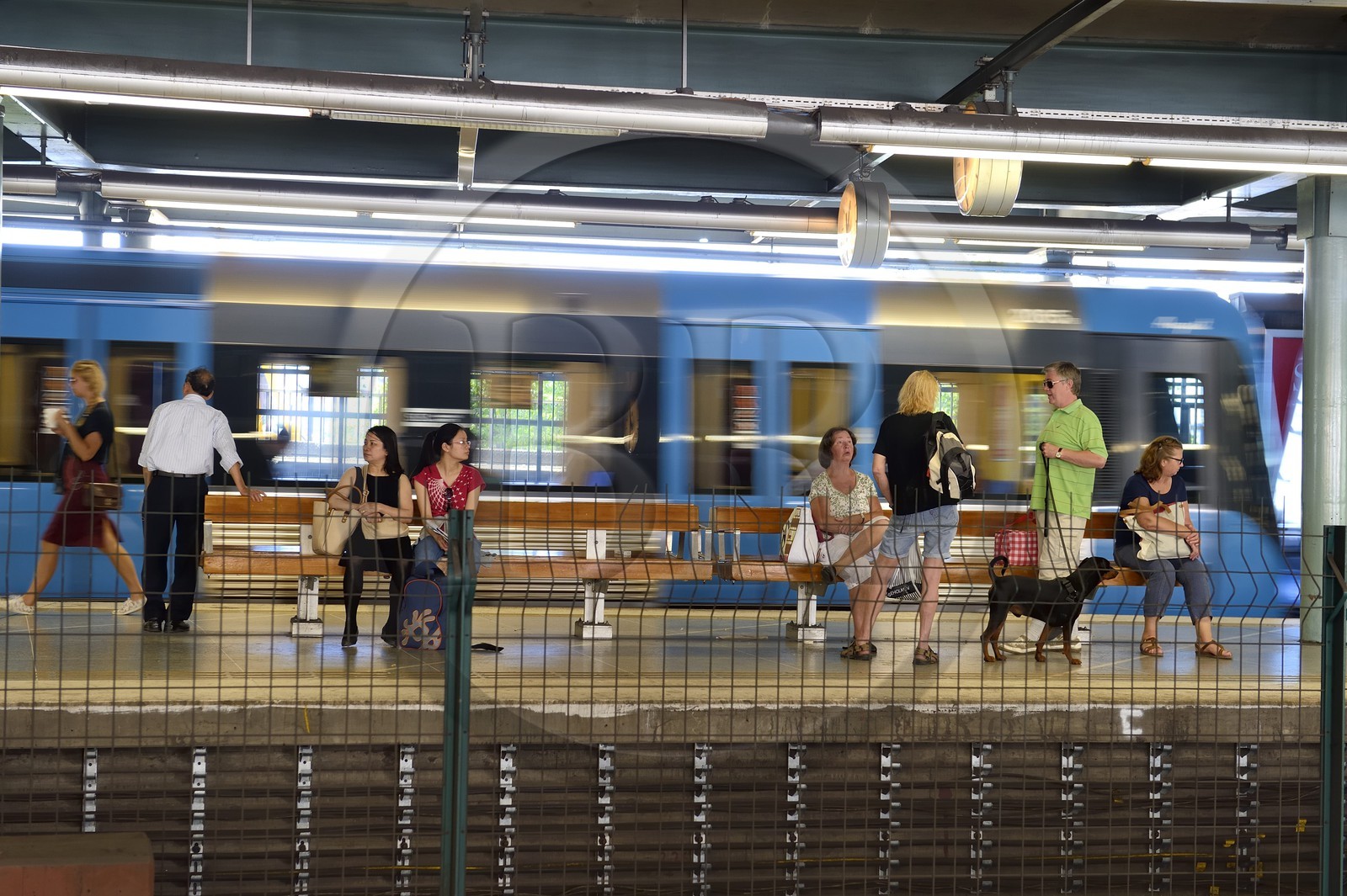Sweden, Stockholm, metro station (Stockholms tunnelbana) of Gamla Stan