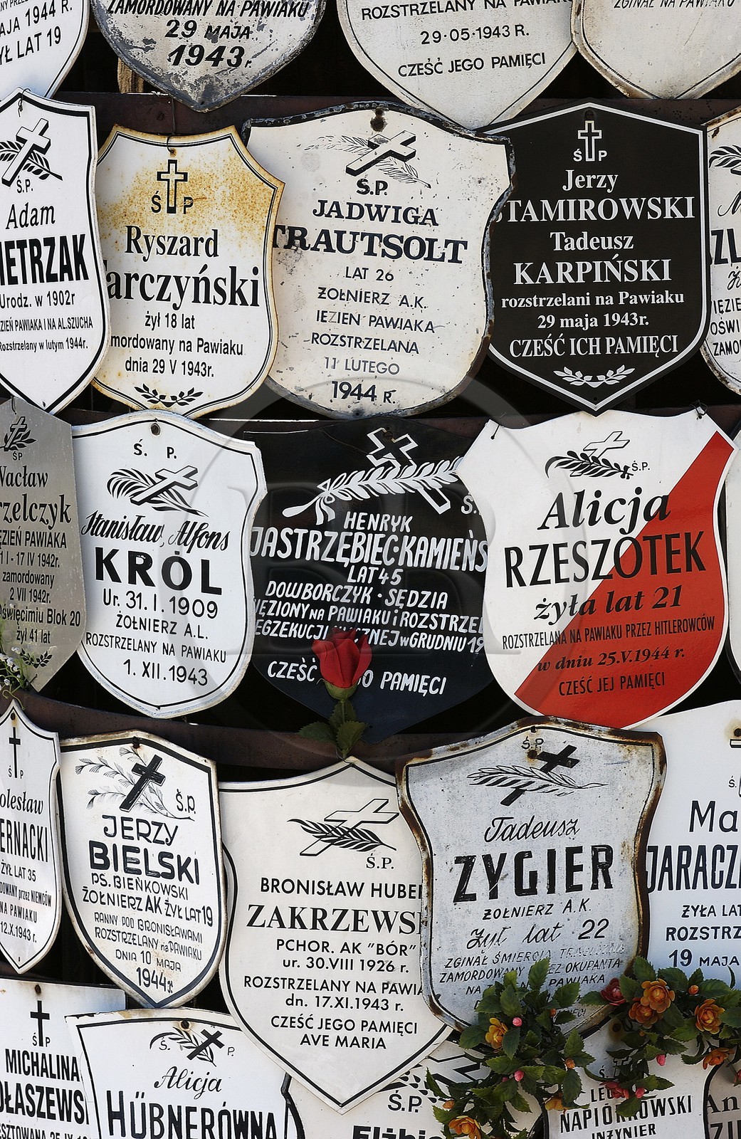 Pologne, Varsovie, monument à la mémoire de l' insurrection de Varsovie en août 1944