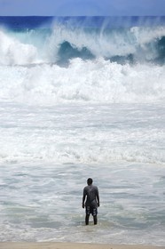 France, île de la Réunion, la côte sud, plage de Grand-Anse