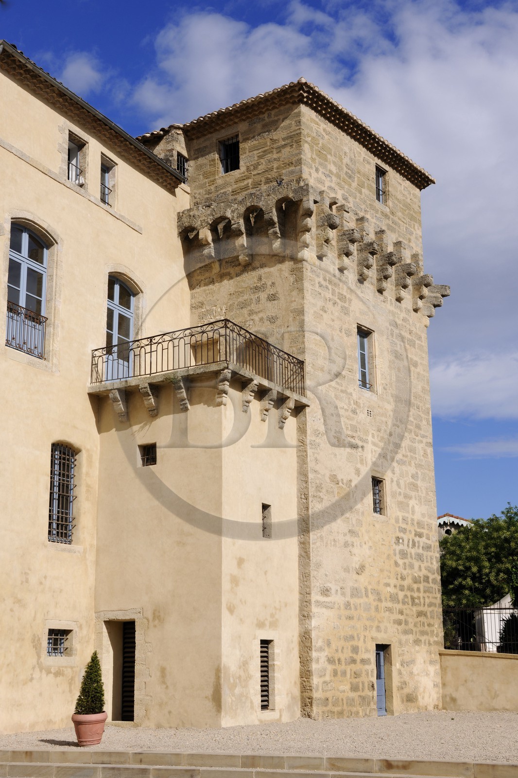 France, Herault, Pezenas, old city, Hotel de Peyrat, headquarters of Tourism Office and scénovision Moliere