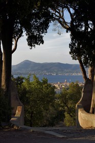 France, Var (83), Saint-Tropez vu depuis la chapelle sainte-Anne