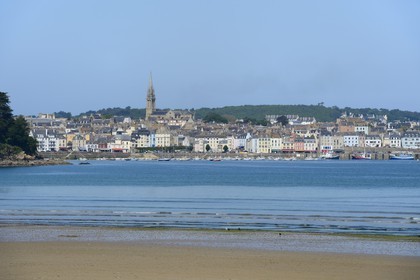 France, Finistère (29), Douarnenez depuis la plage de Kervignac