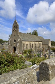 France, Manche (50), Cap de la Hague, Omonville-la-Petite, l'église