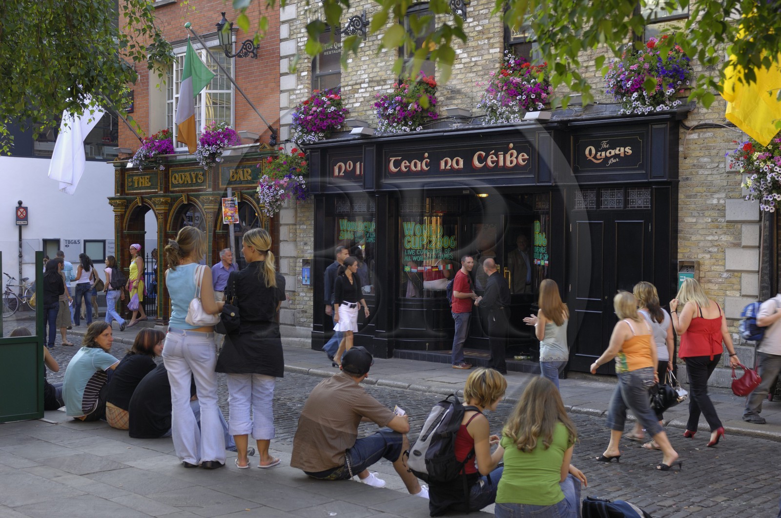 Irlande, Dublin, quartier de Temple Bar