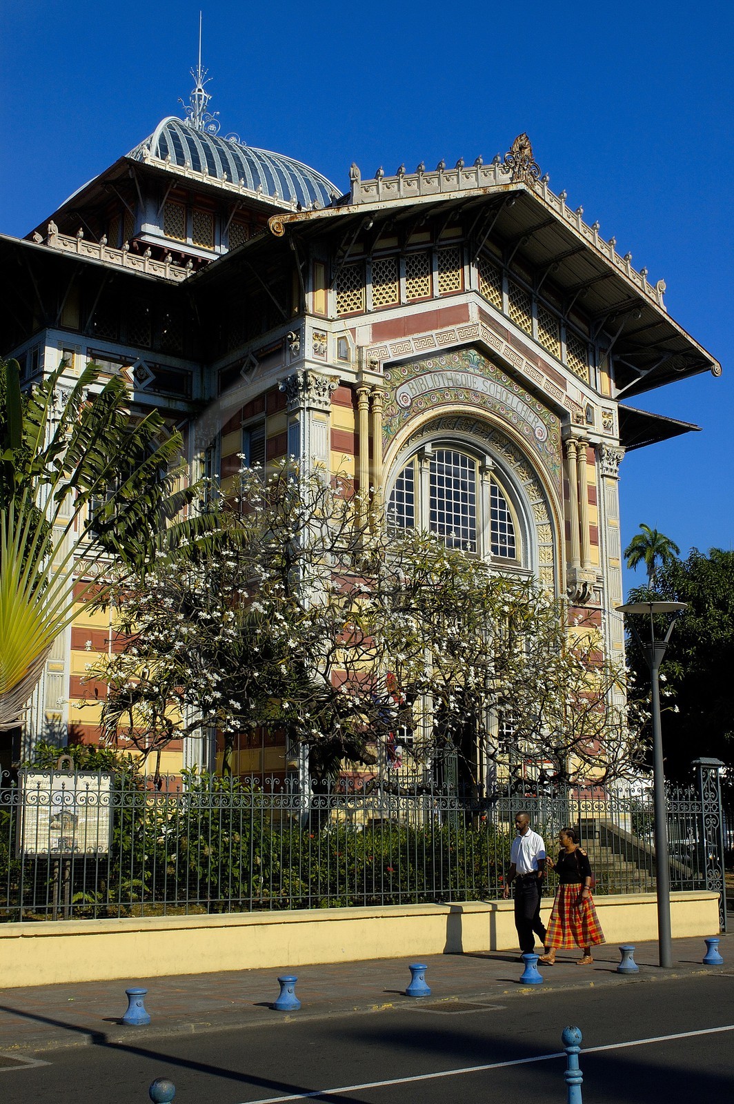 France, Martinique, Fort-de-France, la biblioth
