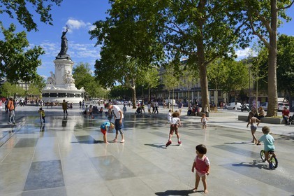 France, Paris (75), place de la République