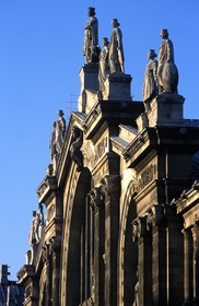 France, Paris, statues on front of the Gare du Nord train station