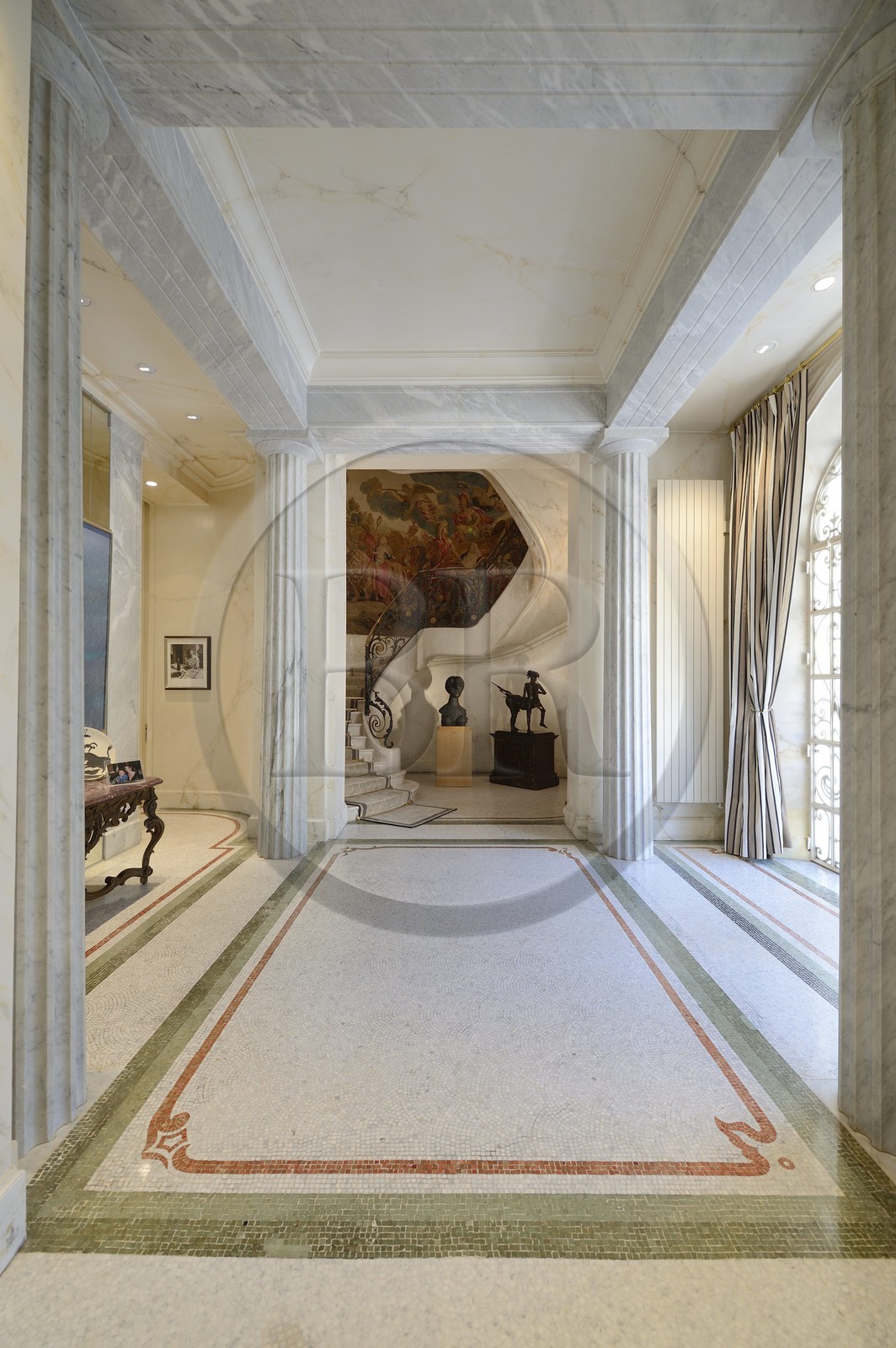 France, Alpes Maritimes, Cannes, the Villa La Californie where Picasso lived, today renamed the Pavillon de Flore by Marina Picasso, the lobby