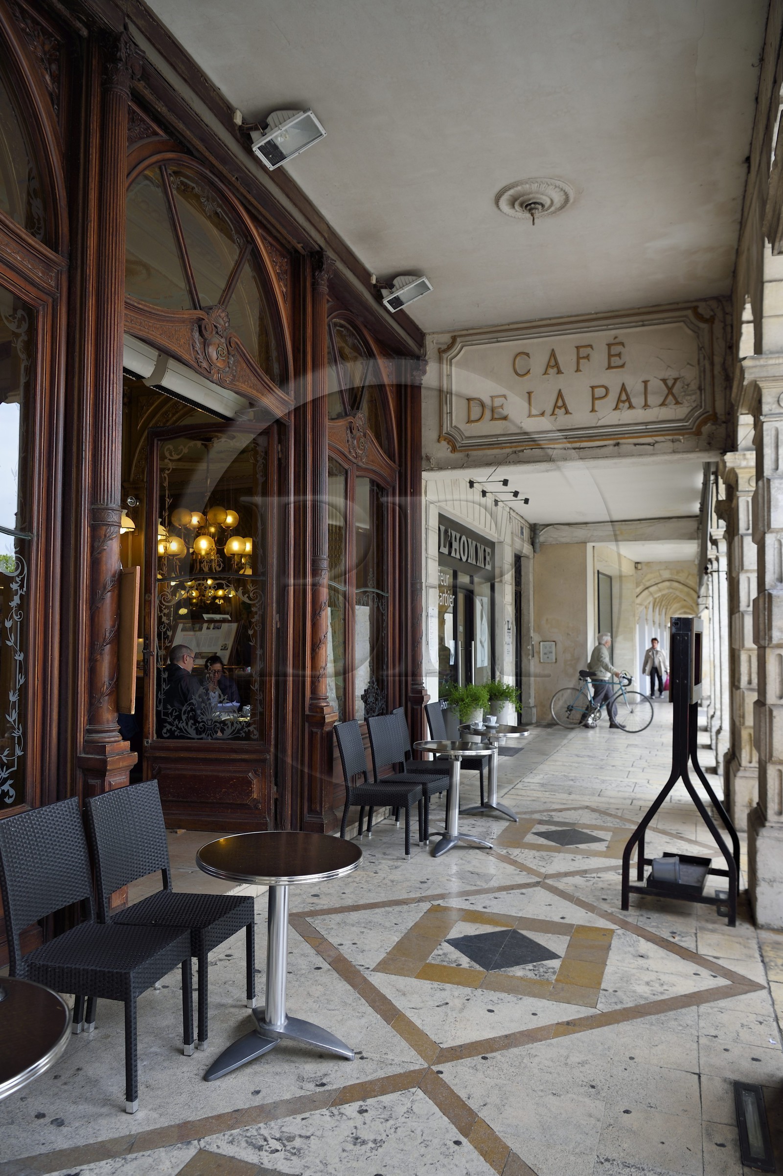 France, Charente-Maritime, La Rochelle, the café de la Paix created in 1793