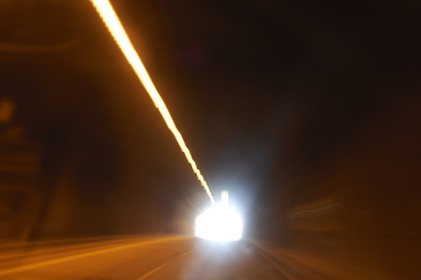 Norway, More Og Romsdal, Alesund, the end of the tunnel