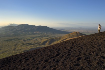 Nicaragua, région de Leon, Volcan Cerro Negro dans la cordillère des Maribios (ou Marrabios)