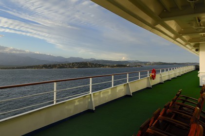 France, Corse, Porto Vechio Bay, cruise aboard the Silvershadow ship of the company Silversea