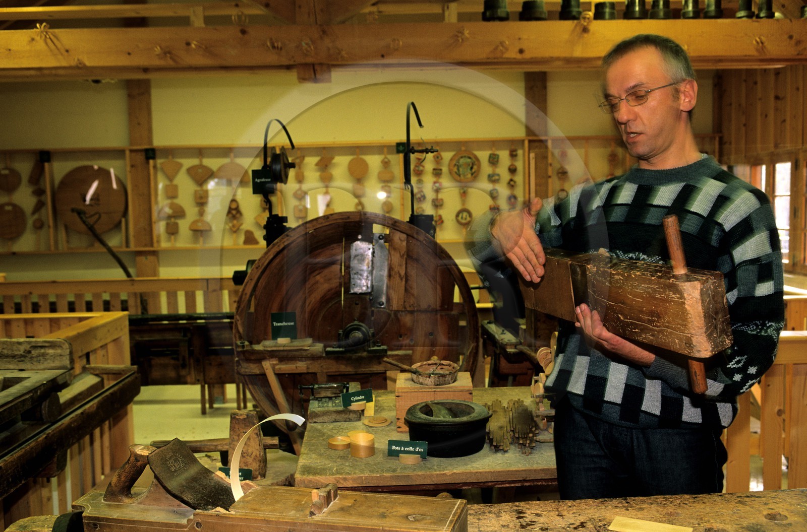 France, Jura, Bois-d'Amont, wood (box) museum