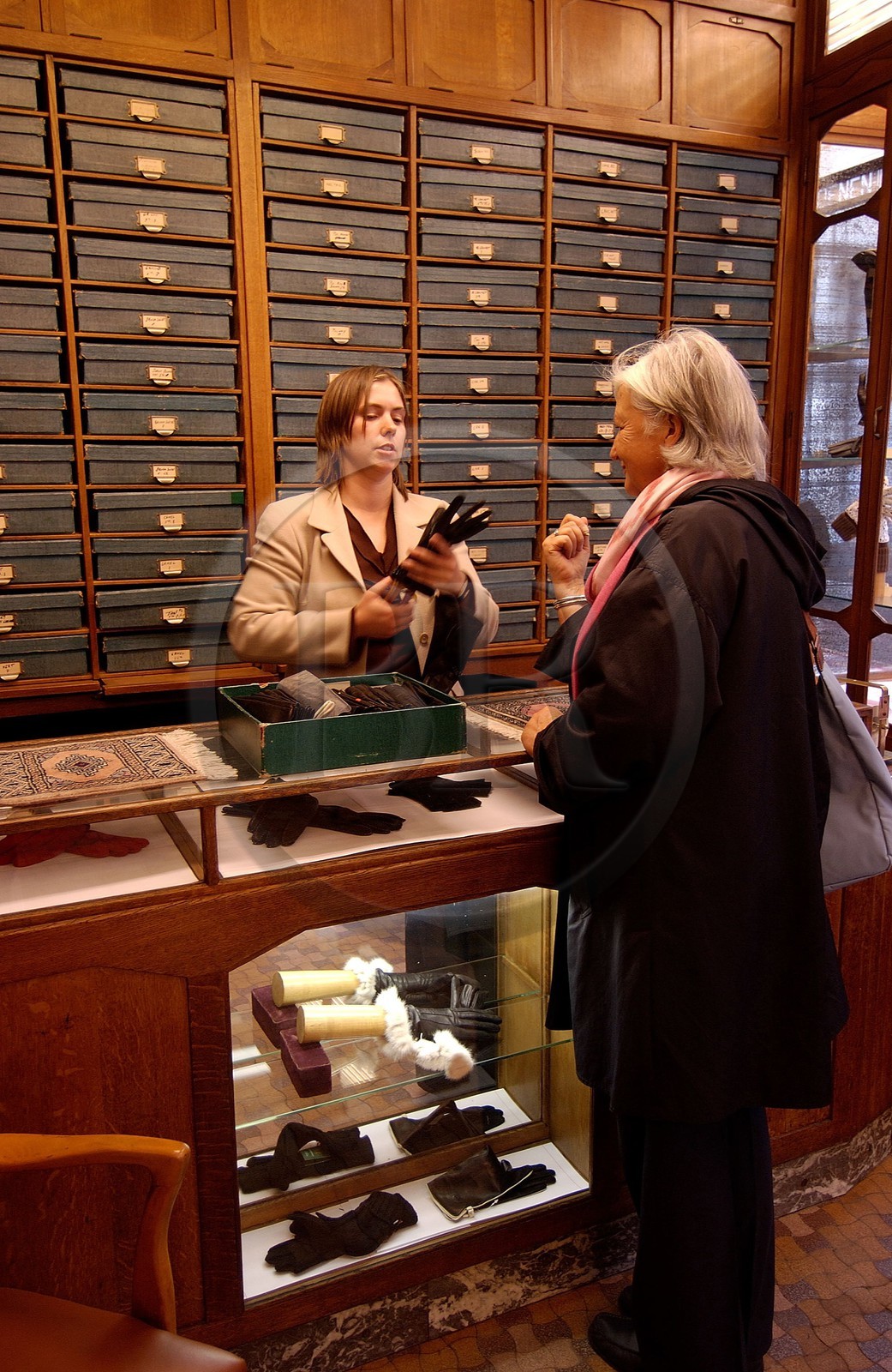 Belgique, Flandres, Anvers (Antwerpen), le gantier A.Boon