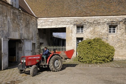 France, Yvelines (78), Saint-Cyr-l'Ecole, la ferme de Gally sur le Domaine de Versailles