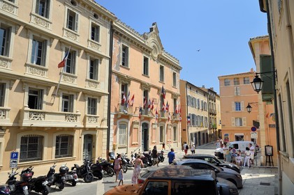 France, Var, Saint-Tropez, place de l'Hotel de Ville