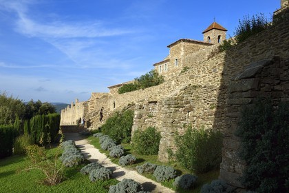 France, Var (83), Massif des Maures, Collobrières, chartreuse de la Verne, enceinte extérieure