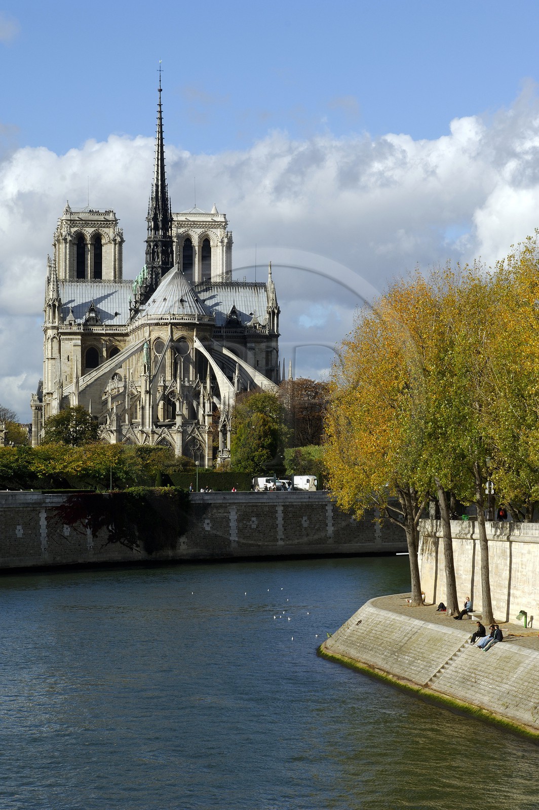 France, Paris, Notre Dame cathedral