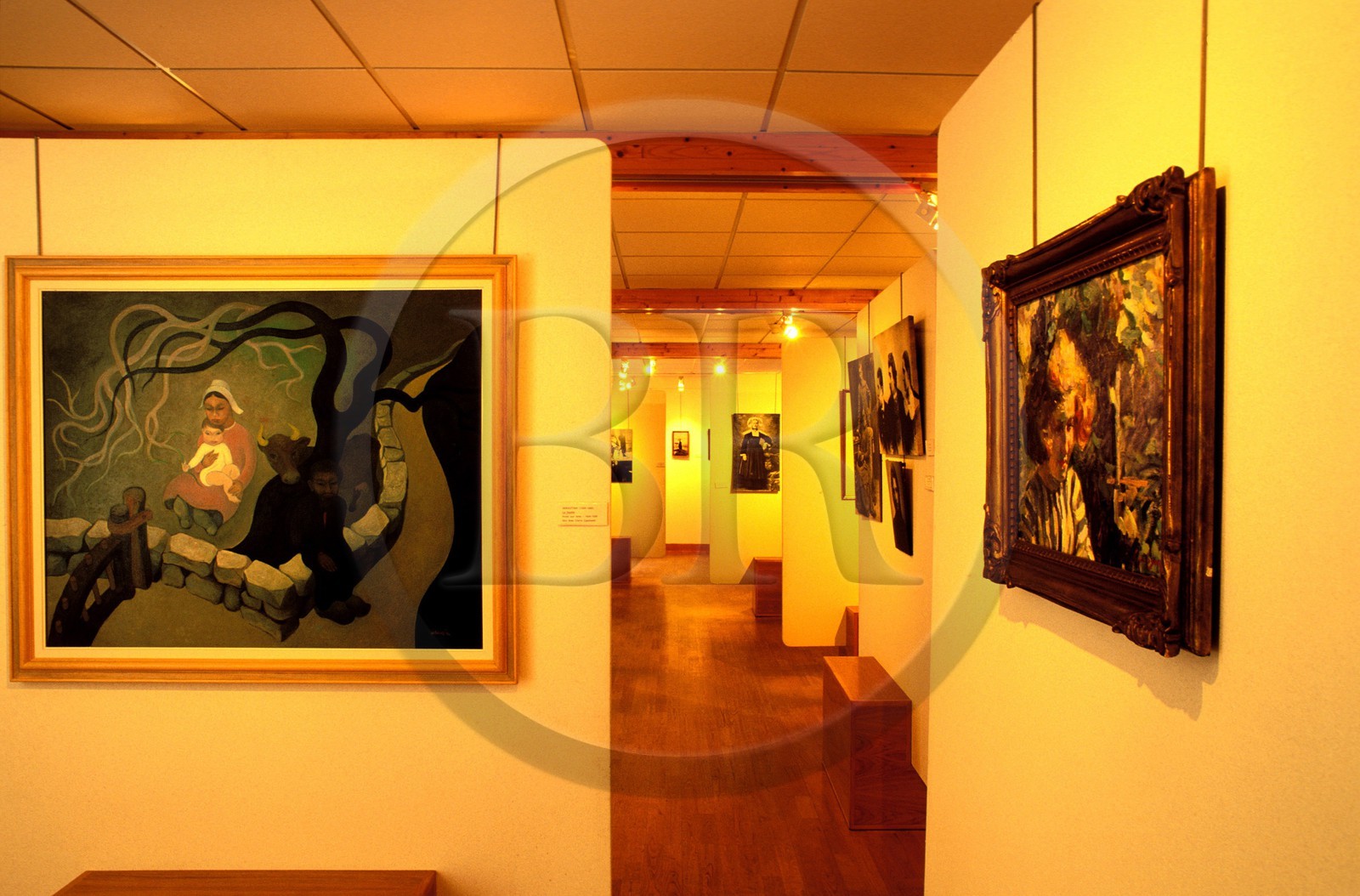 France, Finistère (29), Pont-Aven, musée de peinture de Pont-Aven