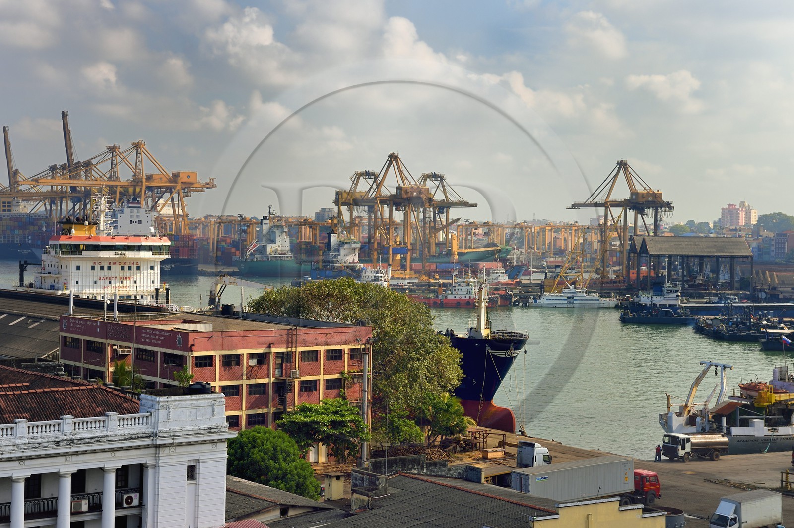 Sri Lanka, province de l'ouest, district de Colombo, Colombo, le port de commerce