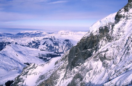 Suisse, région de Bern (Oberland Bernois), glacier de la Jungfrau