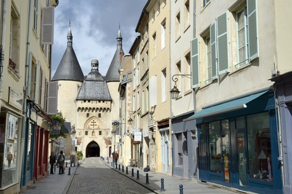 France, Meurthe-et-Moselle (54), Nancy, Porte de la Craffe, vestige des fortifications médiévales