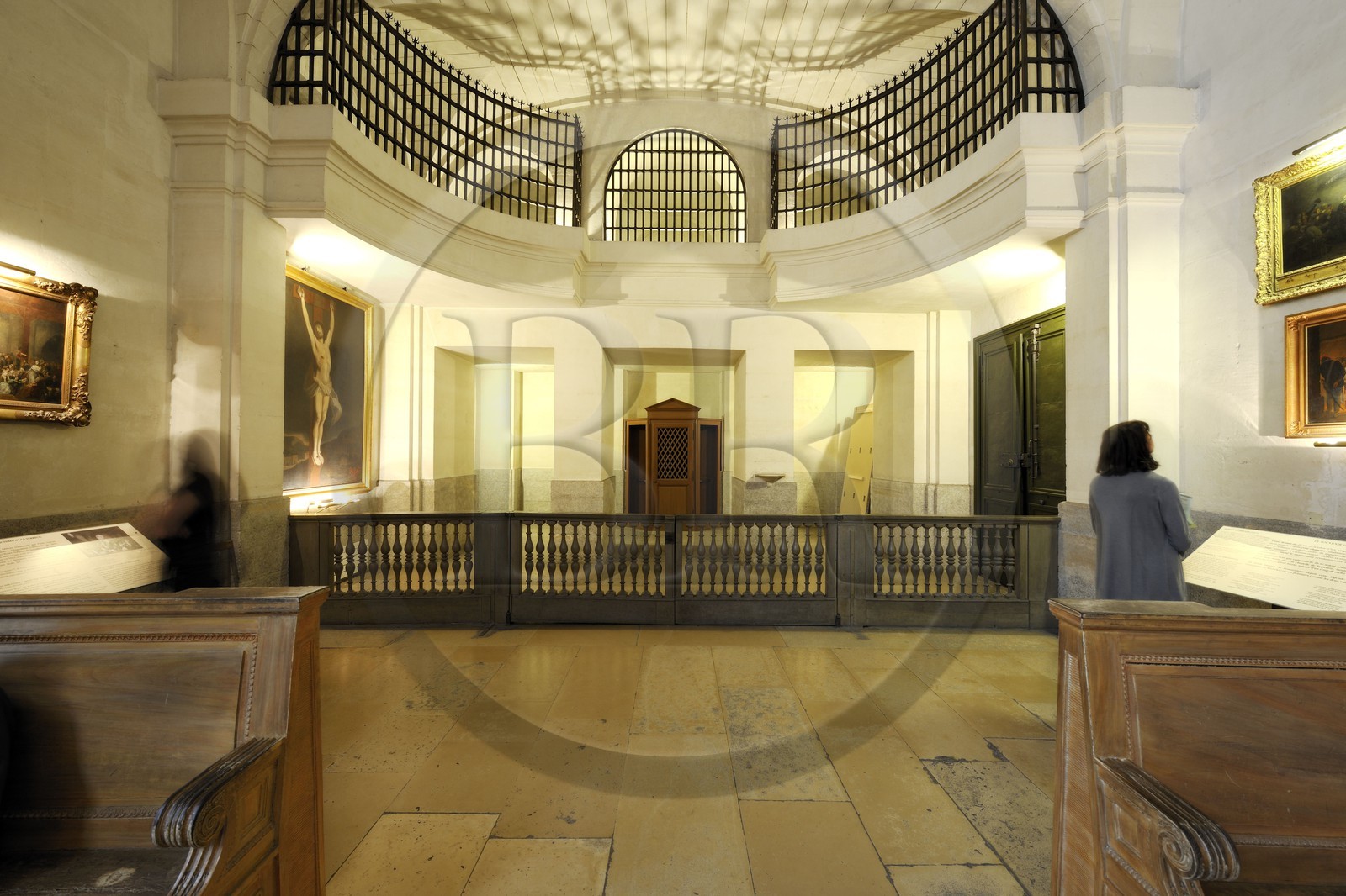 France, Paris, Ile de la Cite, the Conciergerie in the Palais de Justice (Courthouse), the revolutionary rooms, the Girondins chapel