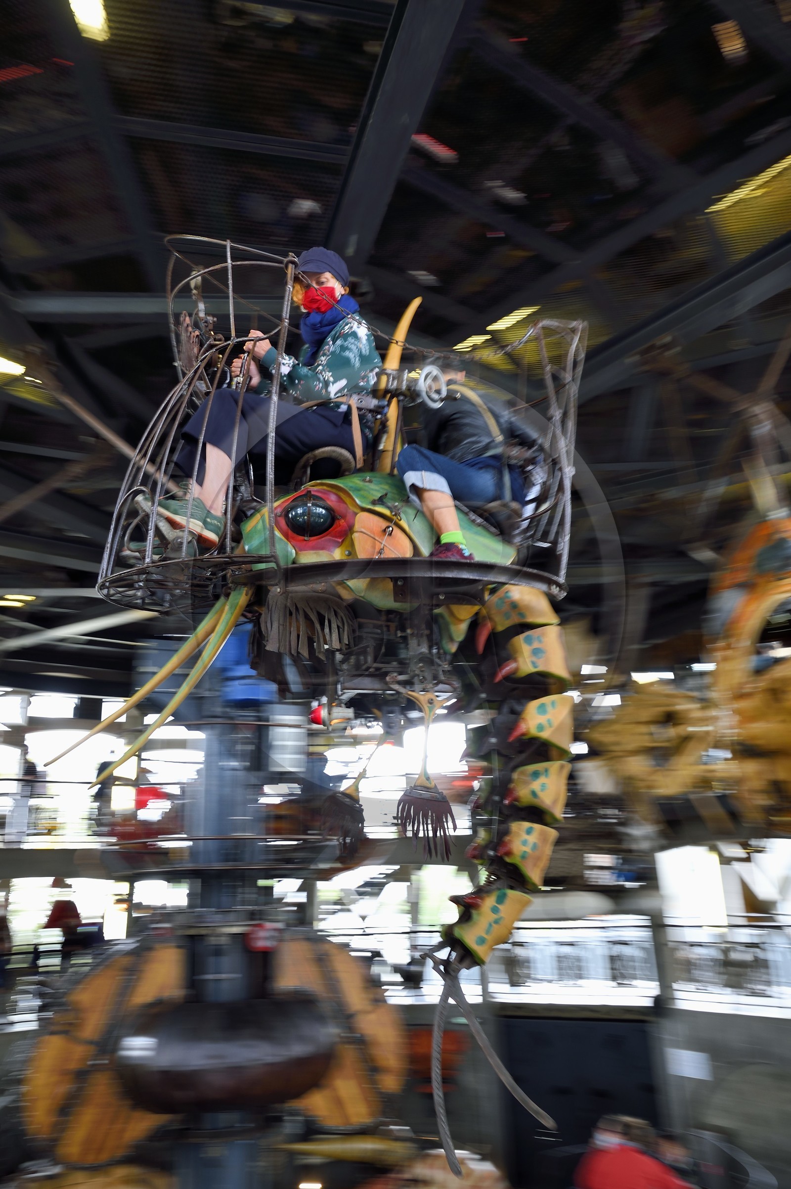 France, Loire-Atlantique (44), Nantes, les Machines de l'ile, le carrousel des mondes marins