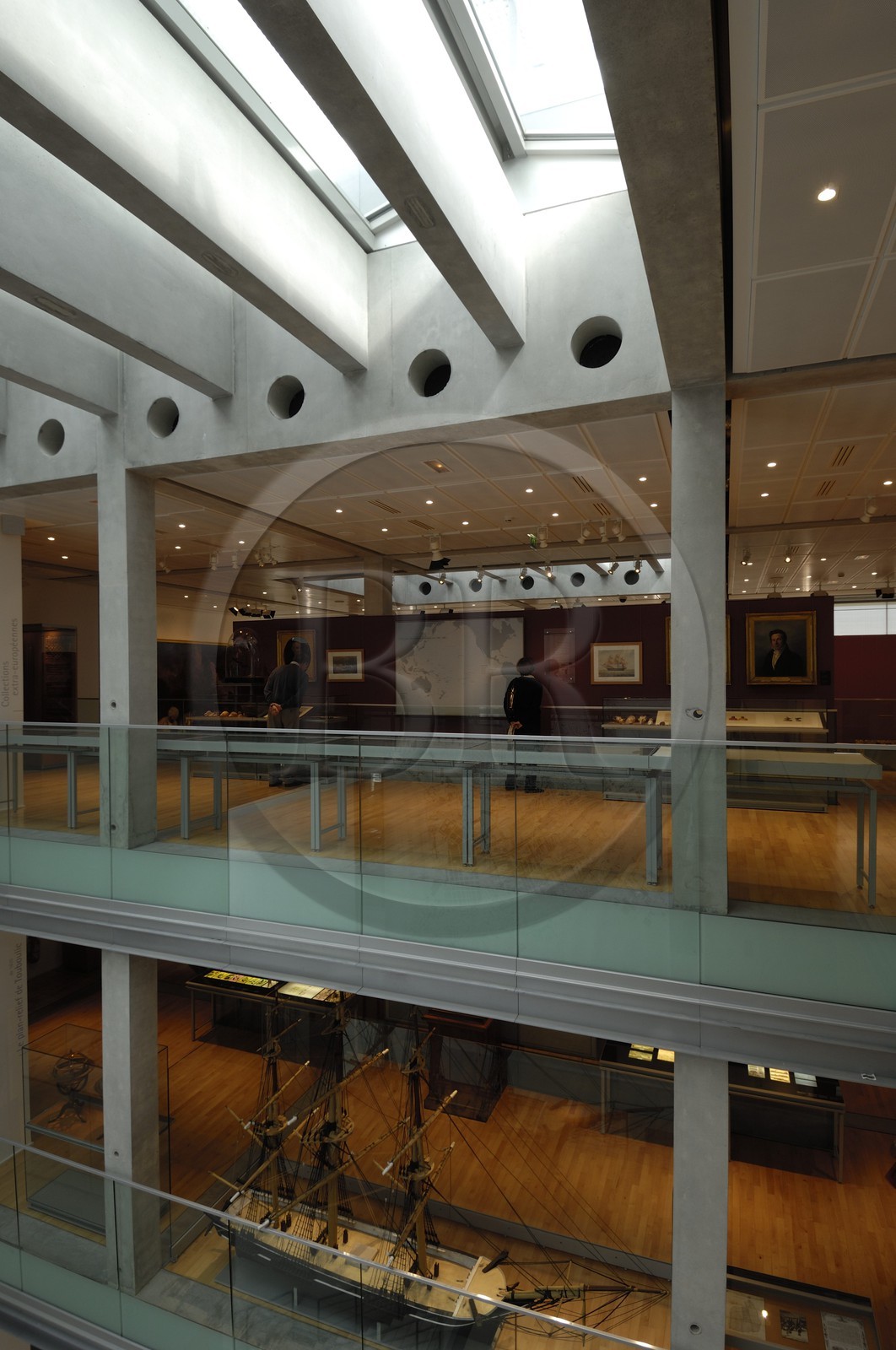 France, Charente-Maritime (17), Rochefort, le quartier de l'Arsenal, musée d'art et d'histoire dans l'hôtel Hèbre de Saint-Clément