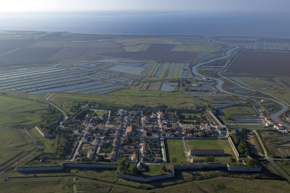 France, Charente-Maritime (17), citadelle de Brouage   (vue aérienne)