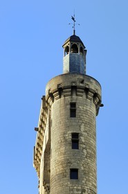 France, Indre et Loire (37), Vallée de la Loire classée Patrimoine Mondial de l' UNESCO, Chinon, le château, la Tour de l'Horloge (musée Jeanne d'Arc)