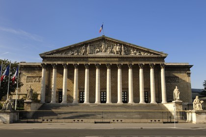 France, Paris (75), Le Palais Bourbon siège de l'Assemblée Nationale