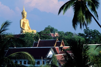 Thaïlande, golfe de Siam, île de Ko Samui, Ko Faan, temple du Big Buddha