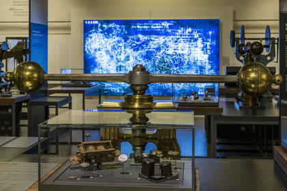 France, Paris (75), le musée de la Monnaie de Paris, balancier pour la frappe des pièces