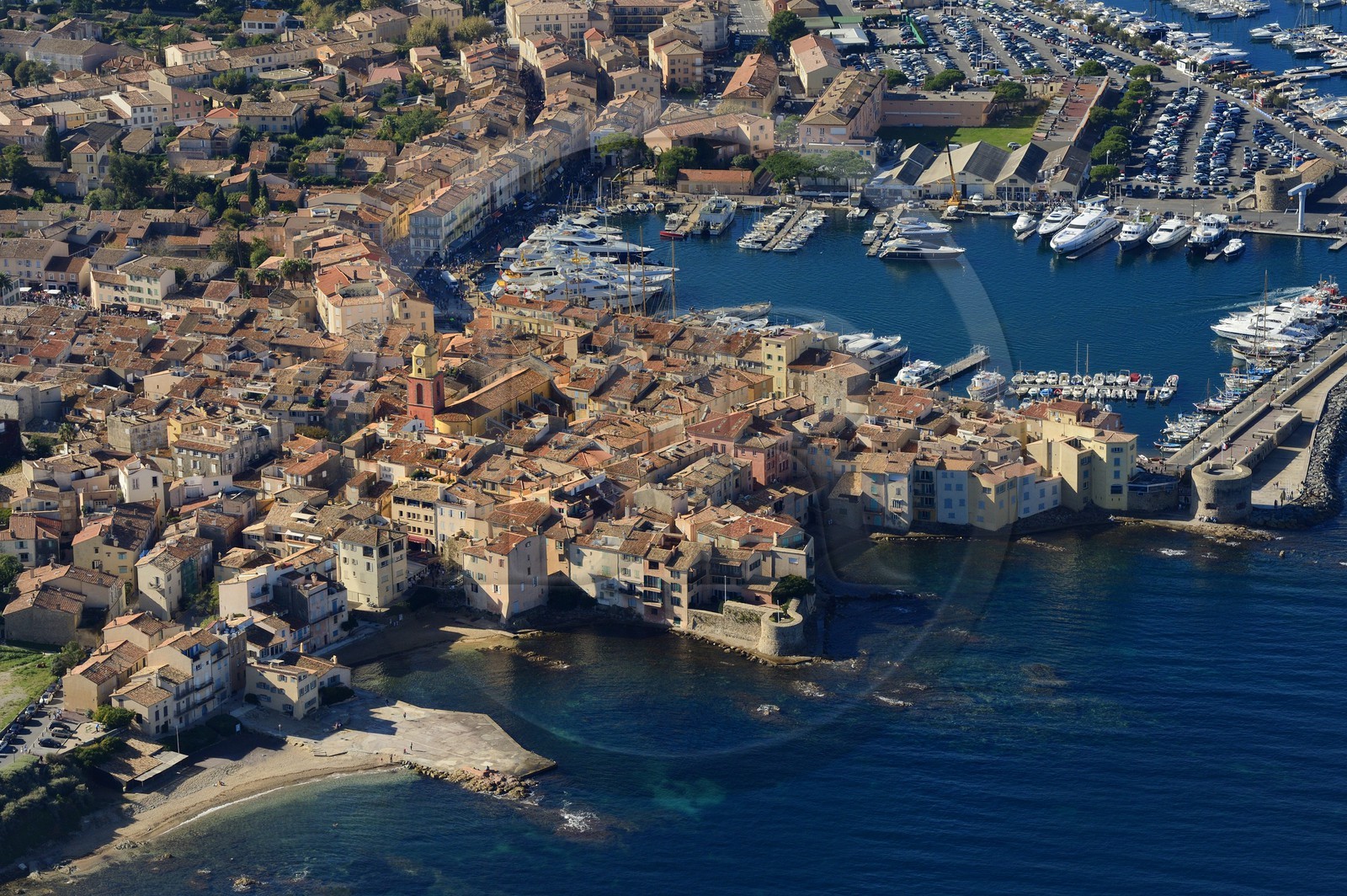 France, Var (83), Saint-Tropez, (vue aérienne)
