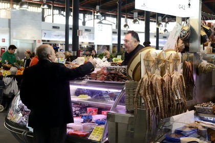 Spain, Andalusia, Almeria, Covered Central Market built in 1893