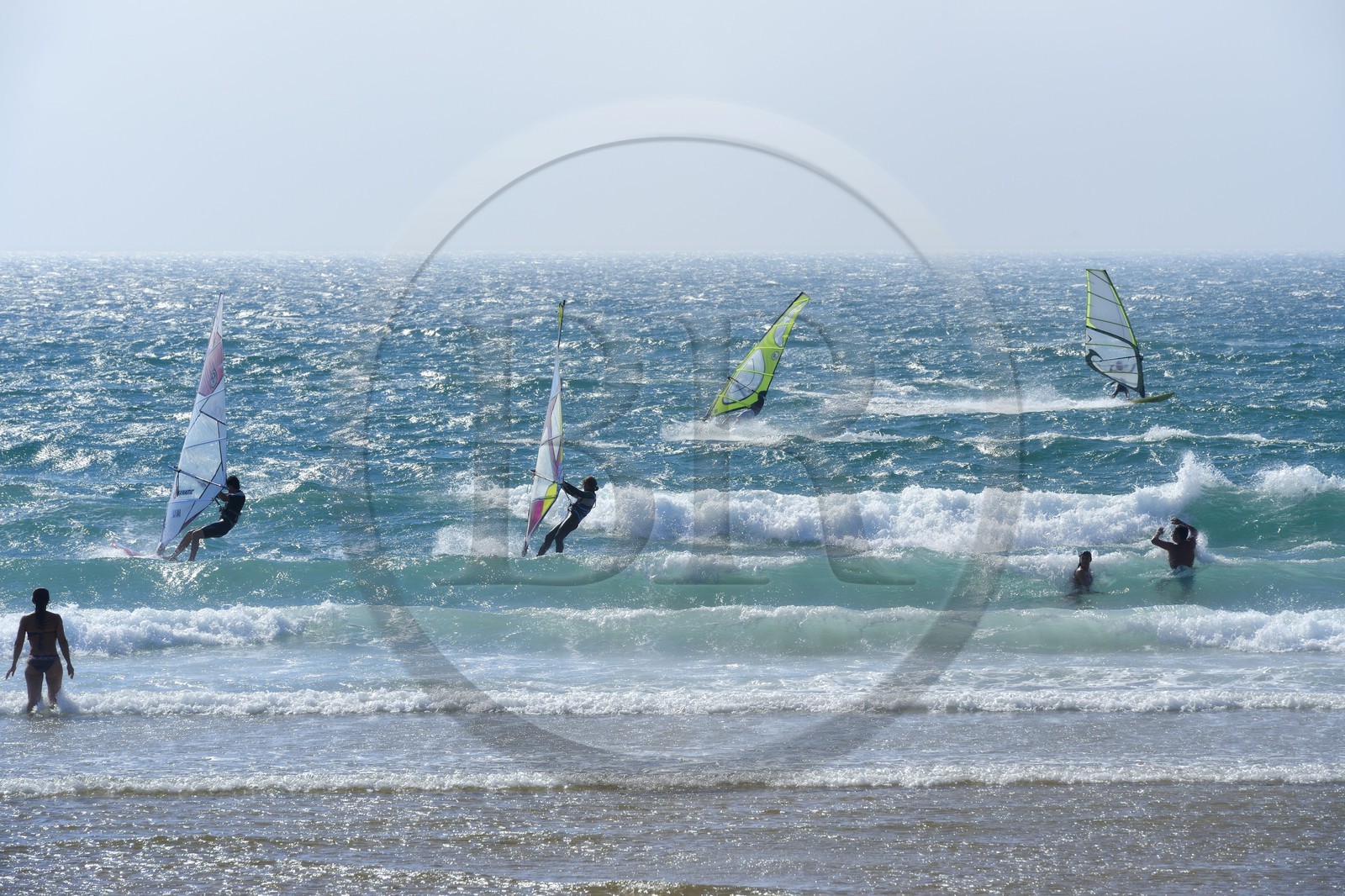 Portugal, région de Lisbonne, Cascais, plage de Guincho sur la côte d'Estoril