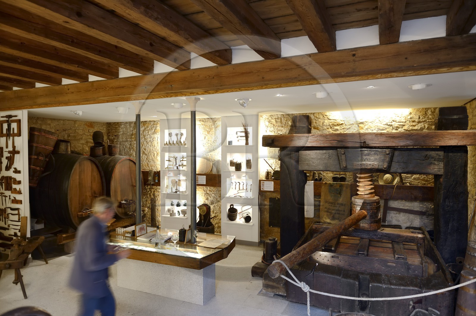 France, Bas-Rhin (67), Route des Vins d'Alsace, Mittelbergheim, labellisé Les Plus Beaux Villages de France, le musée viticole-conservatoire