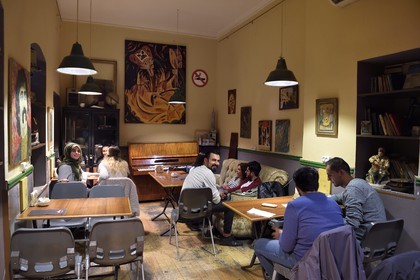 Azerbaïdjan, Bakou, Old School Café