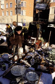 France, Paris (75), le marché aux puces de la porte de Vanves