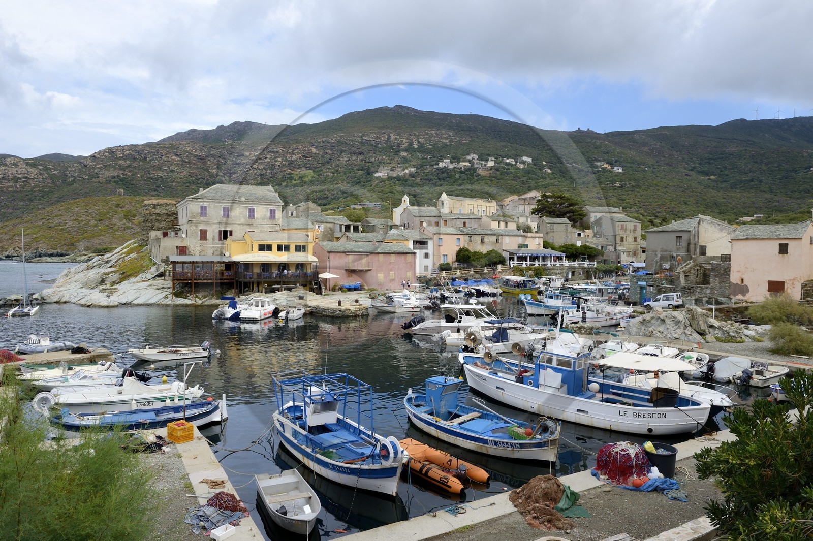 France, Haute Corse, Cap Corse, Centuri, the fishing harbour