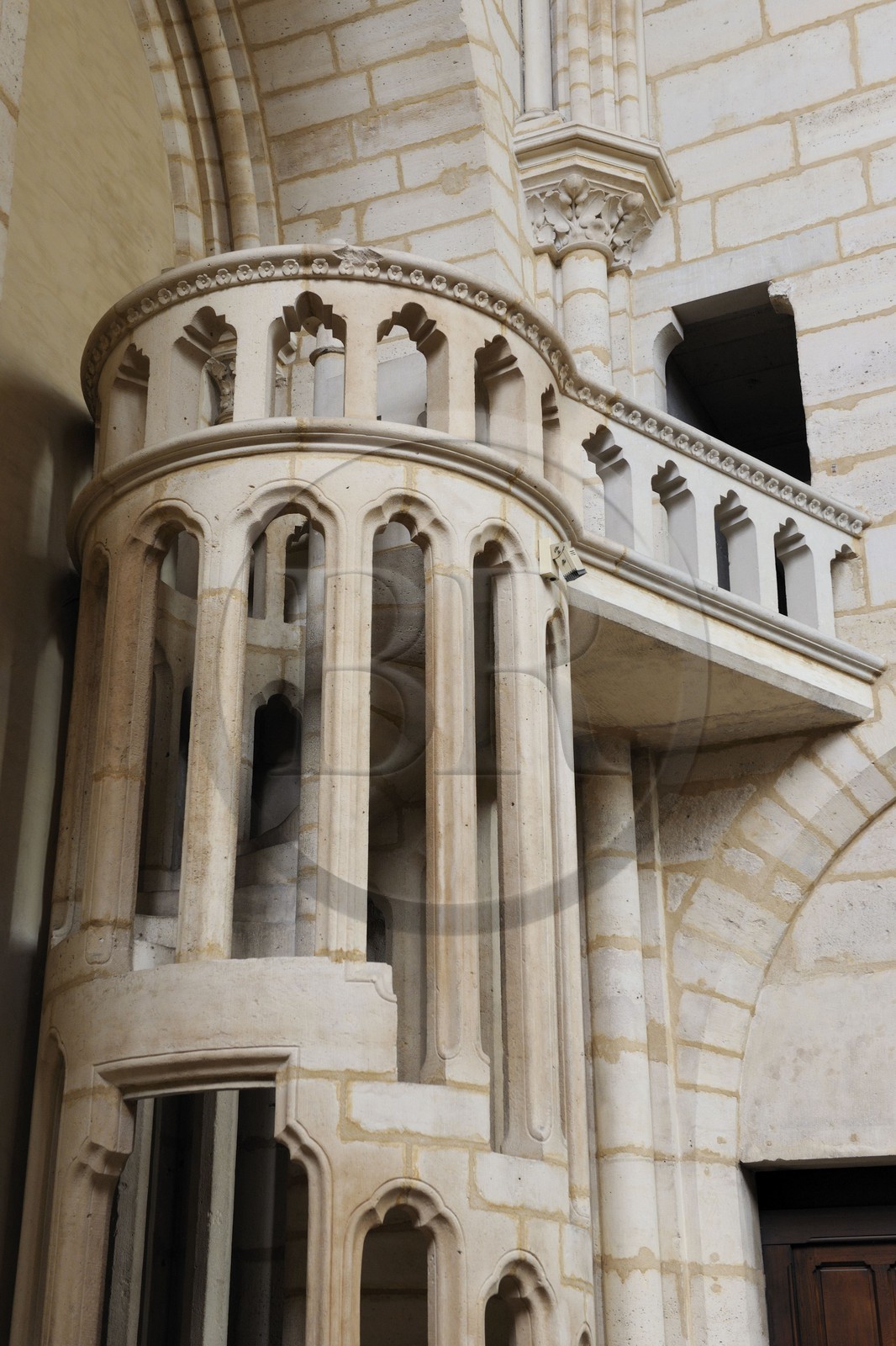 France, Paris (75), île de la Cité, la cathédrale Notre-Dame, salle des facteurs d'orgues dans la tour sud
