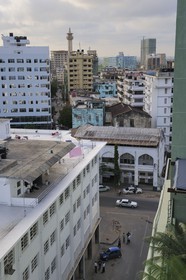 Tanzanie, Dar es-Salaam, immeuble du centre-ville