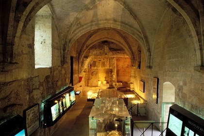 France, Bouches du Rhone, Les Baux de Provence village, labelled Les Plus Beaux Villages de France (The Most Beautiful Villages of France), History Museum